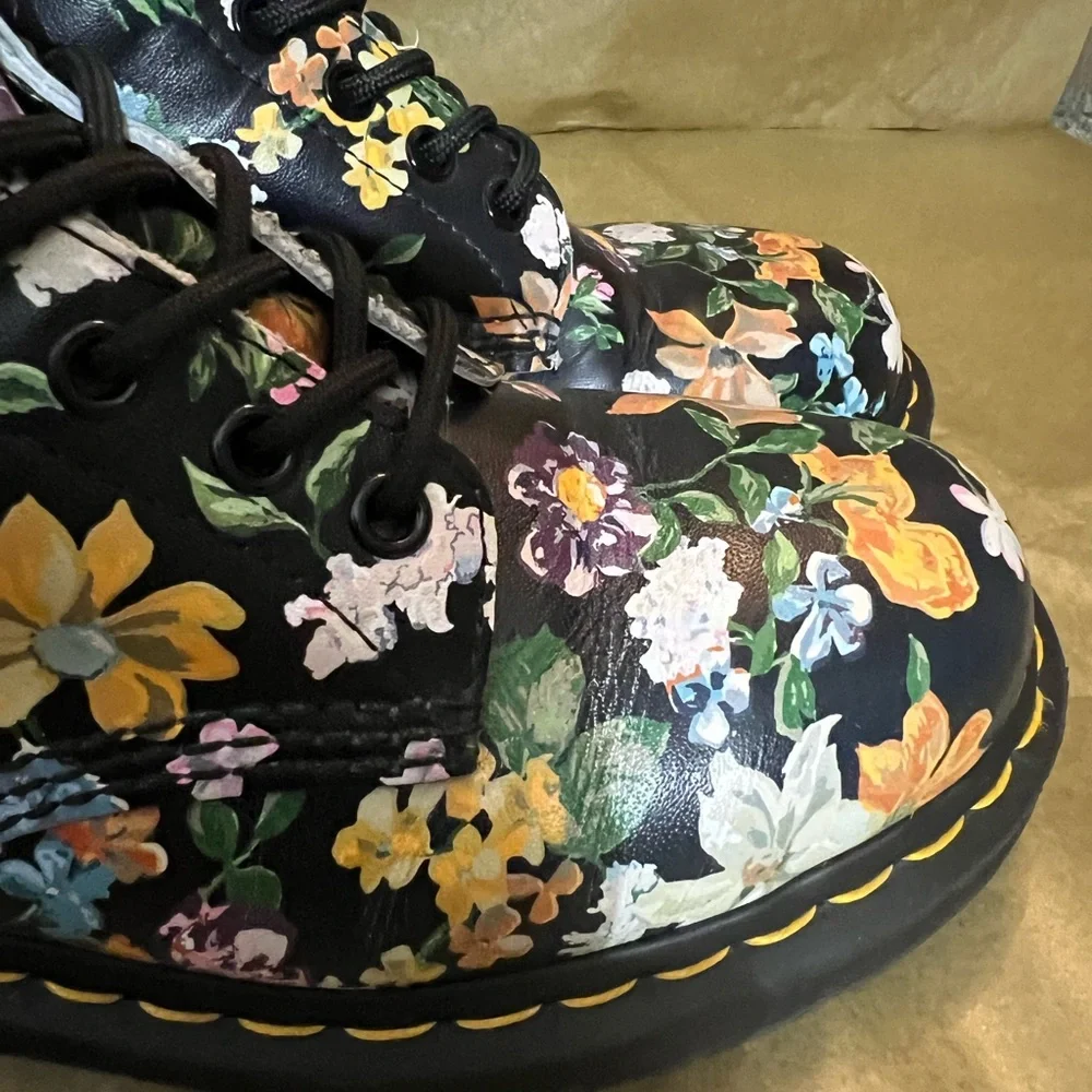 Dr Martens Darcy Floral Pascal DF Boots - Picture 6 of 7